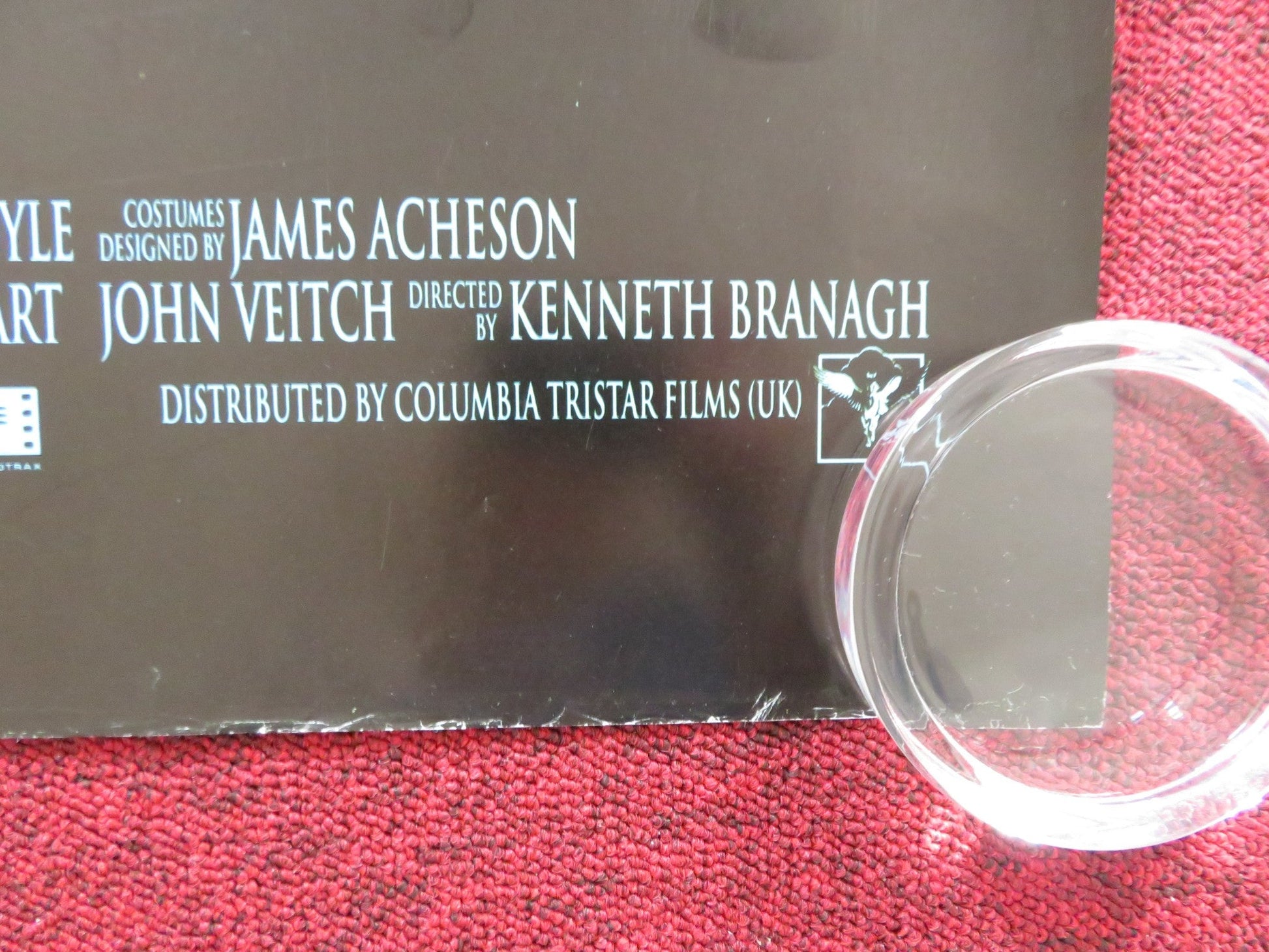 MARY SHELLEY'S FRANKENSTEIN UK QUAD (30"x 40") ROLLED POSTER ROBERT DENIRO 1994 Rendezvous Cinema Movie posters