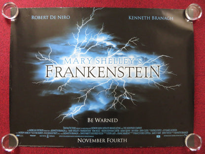 MARY SHELLEY'S FRANKENSTEIN UK QUAD (30"x 40") ROLLED POSTER ROBERT DENIRO 1994 Rendezvous Cinema Movie posters