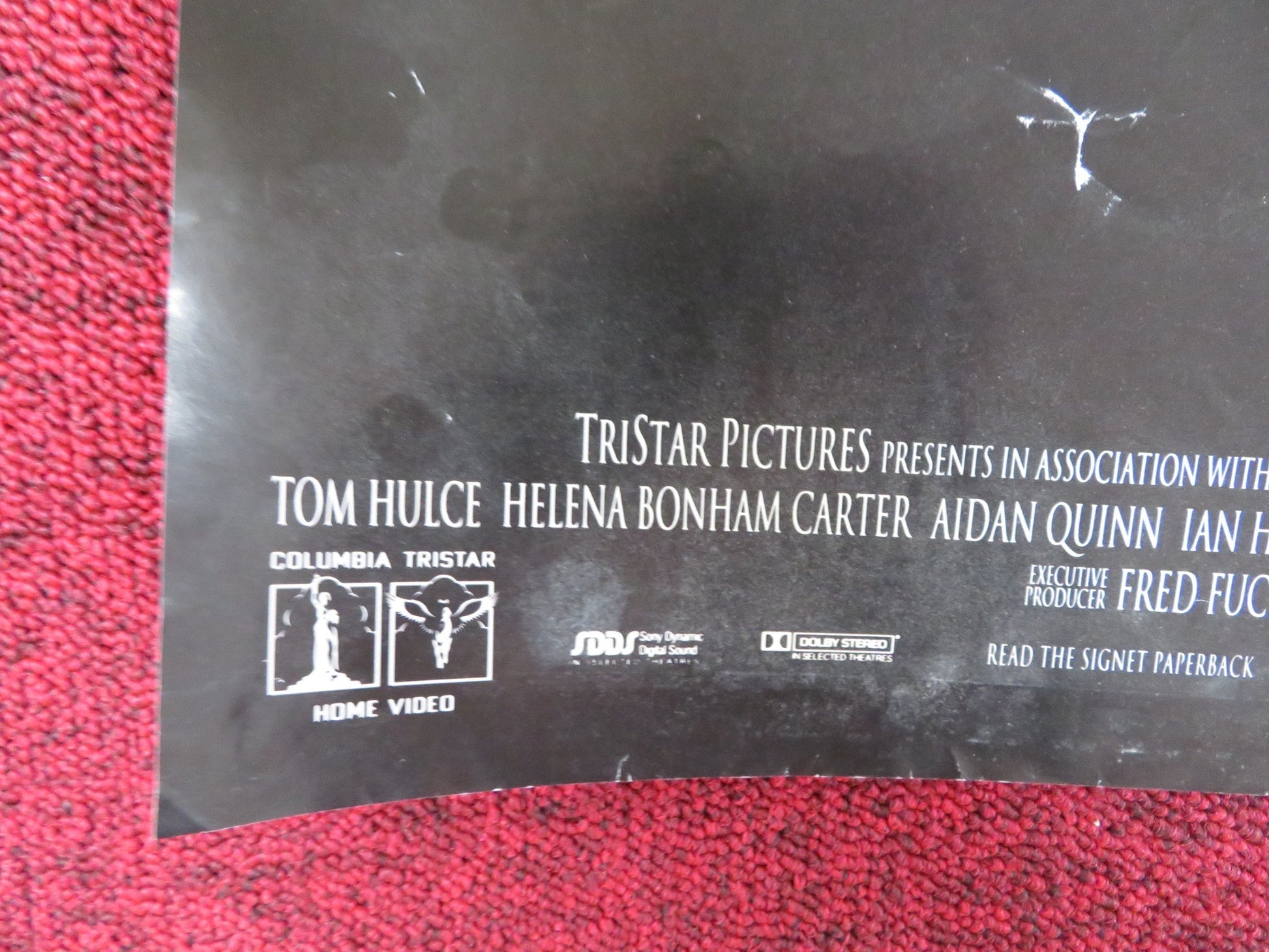 MARY SHELLEY'S FRANKENSTEIN VHS VIDEO POSTER KENNETH BRANAGH ROBERT DE NIRO 1994 Rendezvous Cinema Movie posters