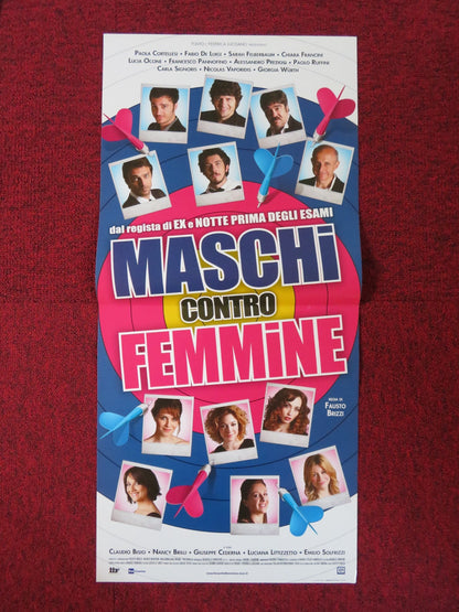 MASCHI CONTRO FEMMINE / MEN VS WOMEN ITALIAN LOCANDINA POSTER P. CORTELLESI 2010 Rendezvous Cinema Movie posters