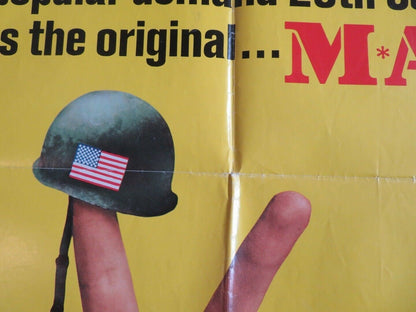 MASH RE-RELEASED M*A*S*H US ONE SHEET POSTERDONALD SUTHERLAND ELLIOTT GOULD 1973 - Rendezvous Cinema