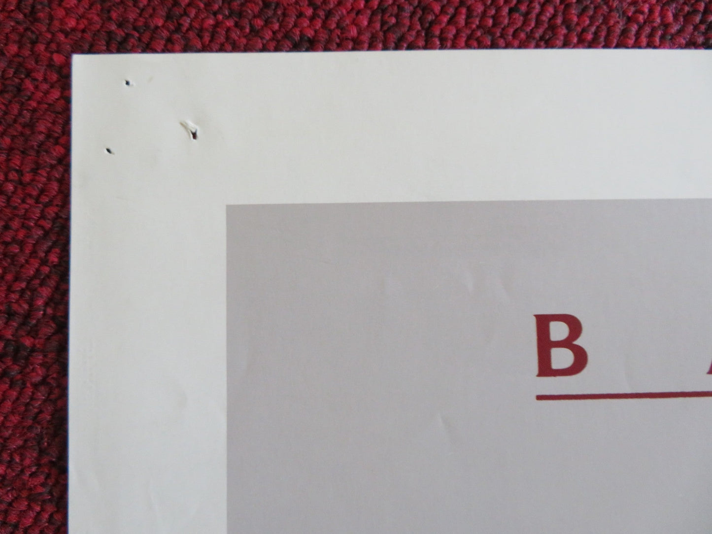 MASK FOLDED US ONE SHEET POSTER CHER SAM ELLIOTT ERIC STOLZ 1984 Rendezvous Cinema Movie posters