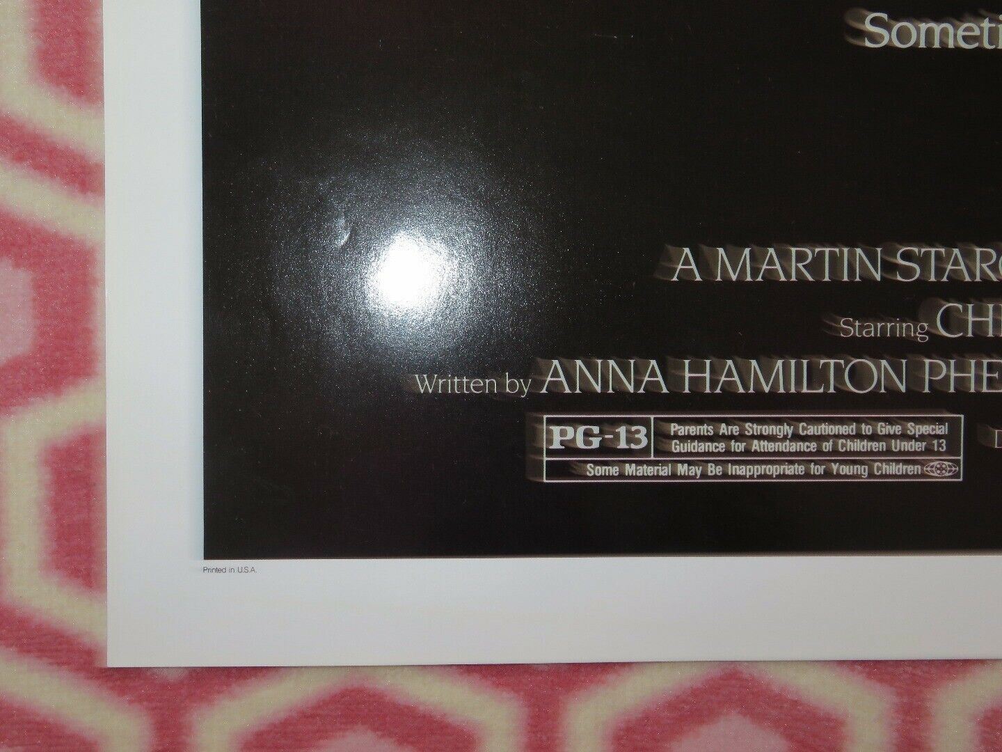 MASK US ONE SHEET POSTER CHER SAM ELLIOTT 1985 Movie posters