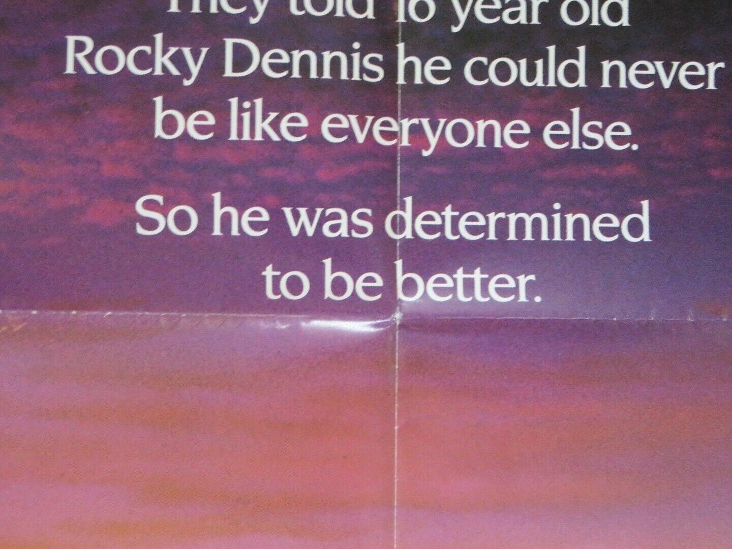 MASK US ONE SHEET POSTER CHER SAM ELLIOTT 1985 Movie posters