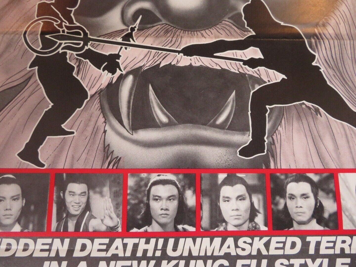 MASKED AVENGERS KUNG FU US ONE SHEET ROLLED POSTER CHIANG SHENG CHU K'O 1981 Movie posters