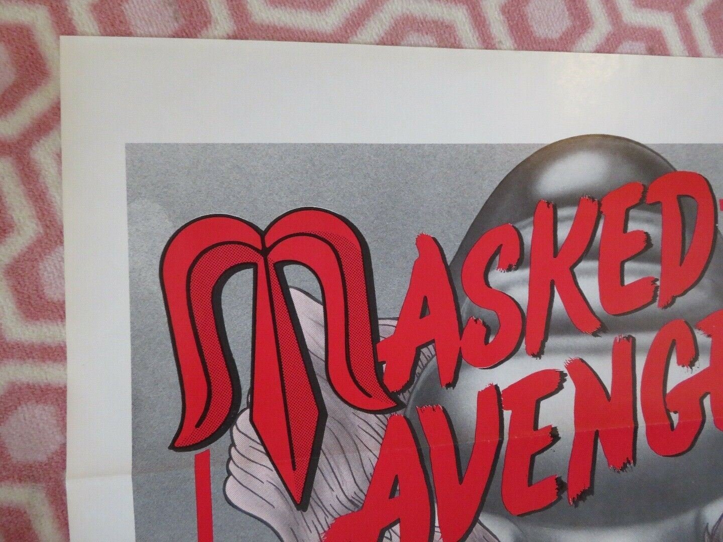 MASKED AVENGERS KUNG FU US ONE SHEET ROLLED POSTER CHIANG SHENG CHU K'O 1981 Movie posters