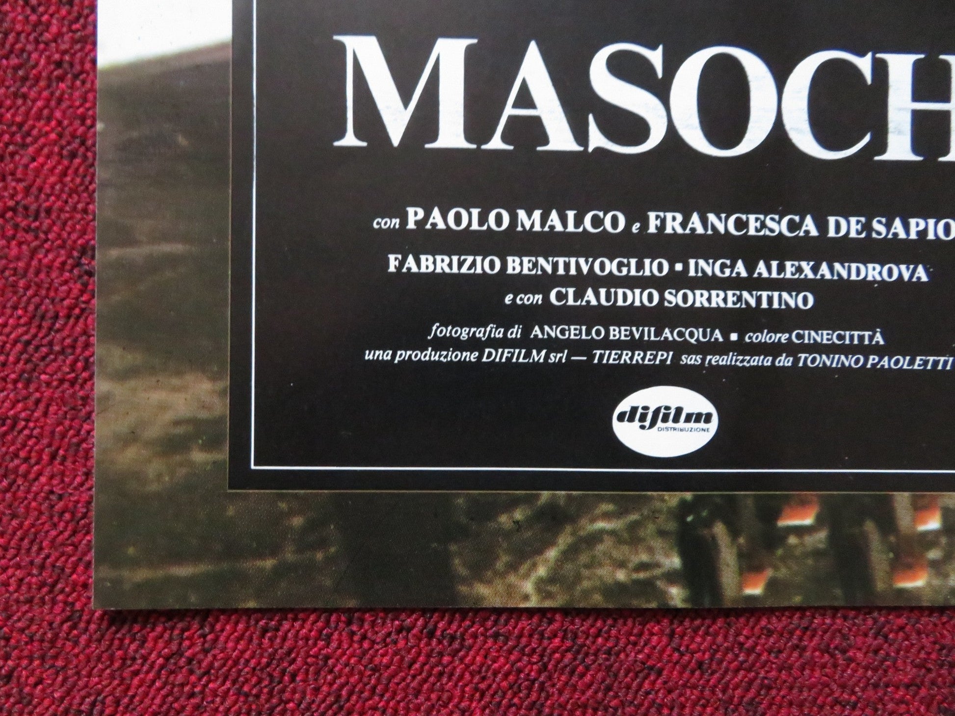 MASOCH - B ITALIAN FOTOBUSTA POSTER PAOLO MALCO FRANCESCA DE SAPIO 1980 Rendezvous Cinema Movie posters