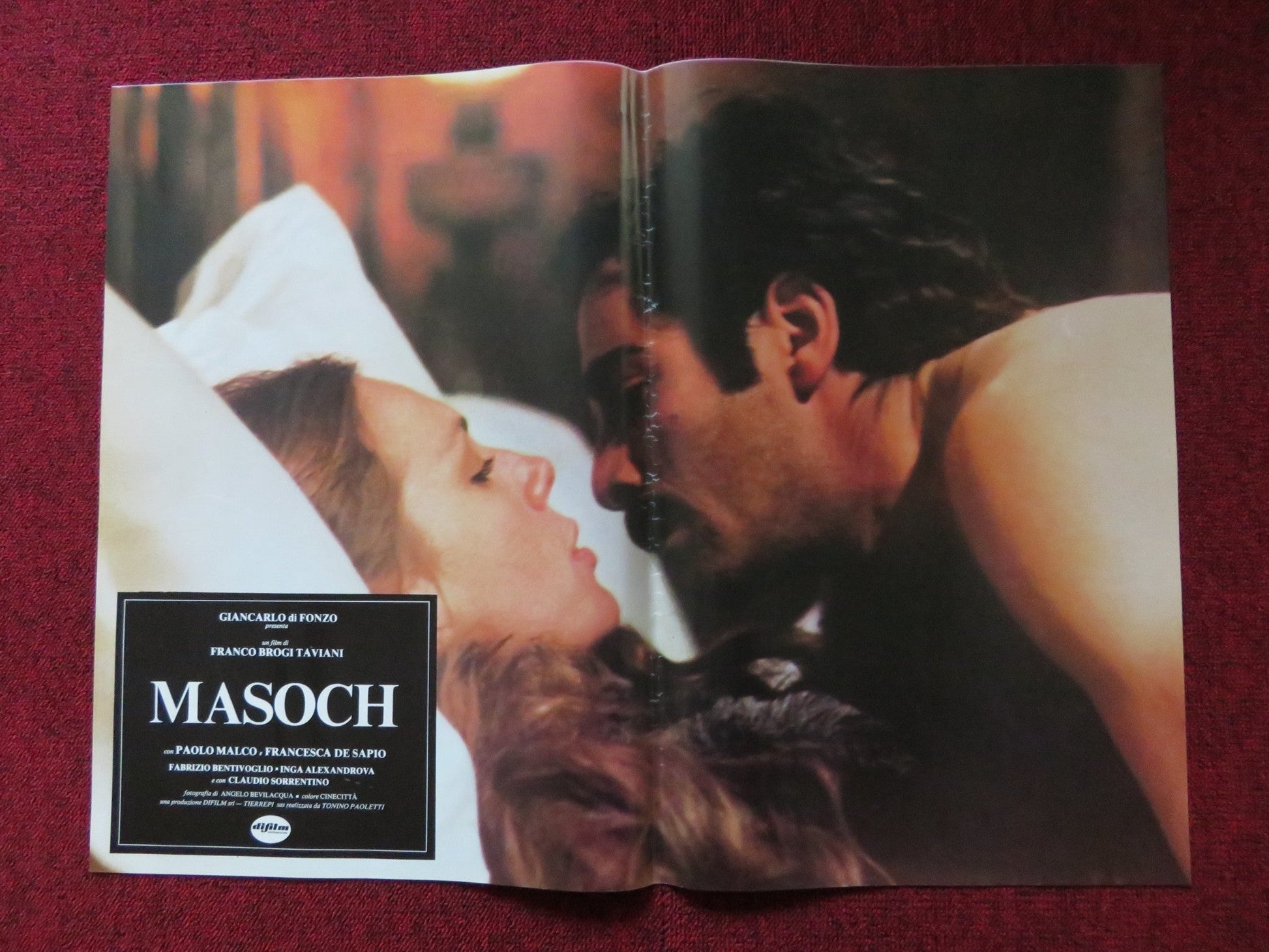 MASOCH - D ITALIAN FOTOBUSTA POSTER PAOLO MALCO FRANCESCA DE SAPIO 1980 Rendezvous Cinema Movie posters