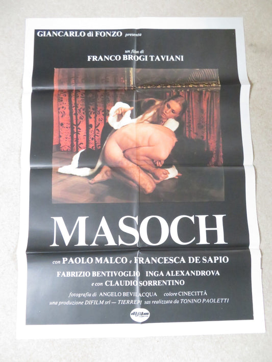 MASOCH ITALIAN 2 FOGLIO POSTER PAOLO MALCO FRANCESCA DE SAPIO 1980 Rendezvous Cinema Movie posters