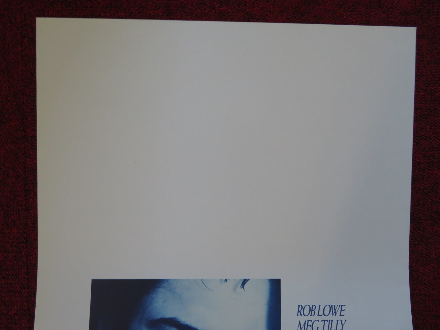 MASQUERADE ITALIAN LOCANDINA (27.5"x13") POSTER ROB LOWE MEG TILLY 1989 Rendezvous Cinema Movie posters