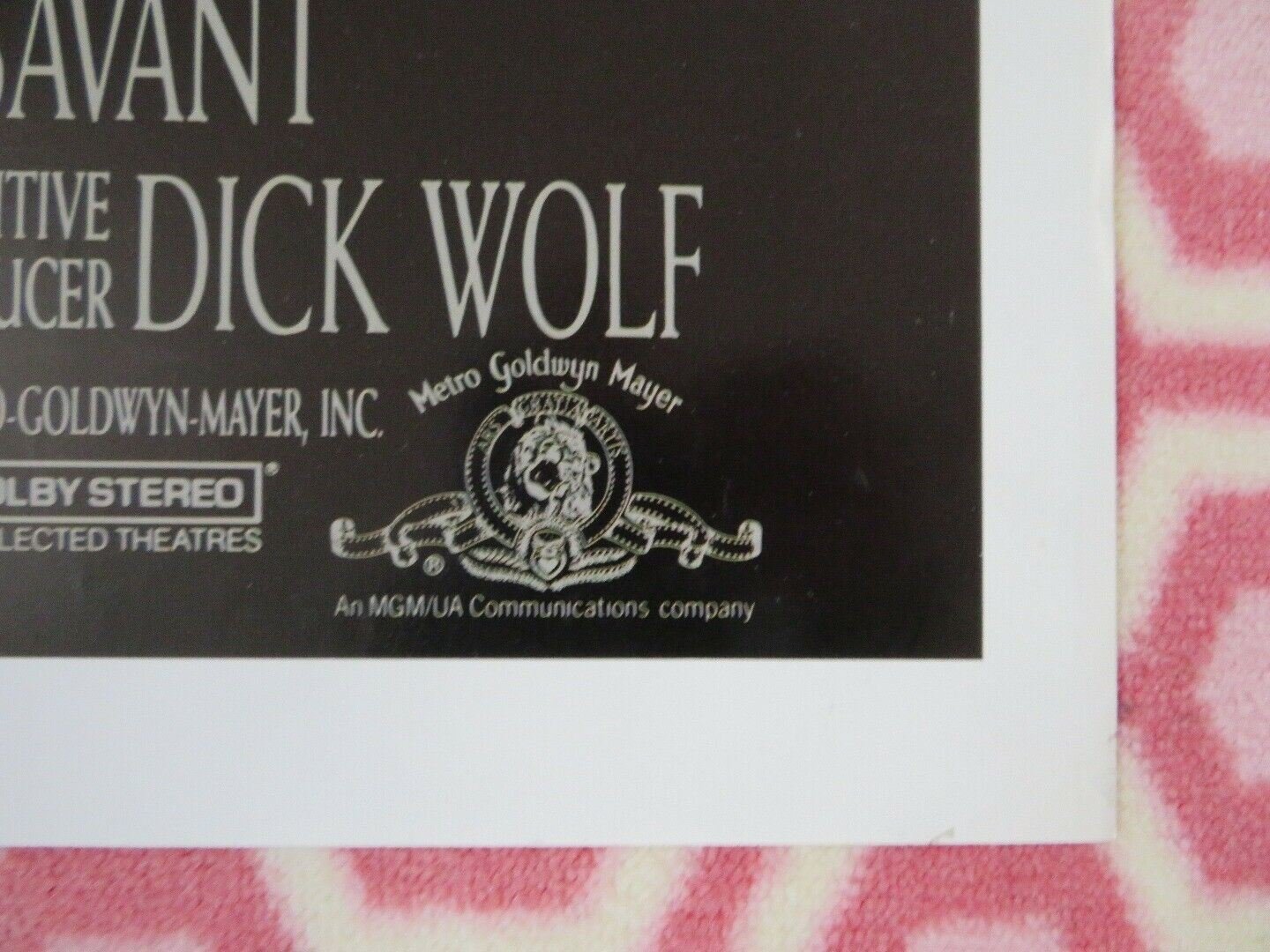 MASQUERADE US ONE SHEET POSTER ROB LOWE MEG TILLY KIM CATTRALL 1988 Movie posters