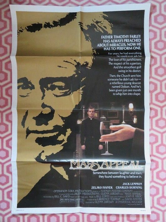 MASS APPEAL US ONE SHEET POSTER JACK LEMMON ZELIJKO IVANEK 1984 Movie posters