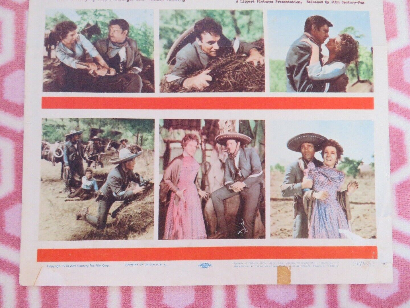 MASSACRE US INSERT (14"x 36") POSTER DANE CLARK JAMES CRAIG 1956 - Rendezvous Cinema