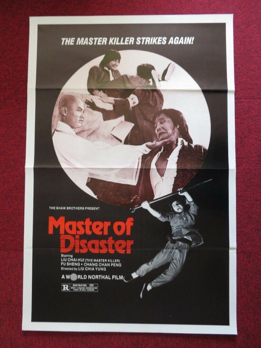 MASTER OF DISASTER / THE TREASURE HUNTERS KUNG FU US ONE SHEET ROLLED POSTER '81 Movie posters