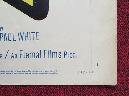 MASTER SPY US HALF SHEET (22"x 28") POSTER STEPHEN MURRAY JUNE THORNBURN 1964 Rendezvous Cinema Movie posters