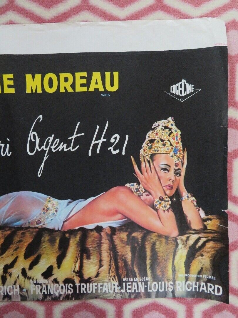 MATA HARI AGENT H21/ Secret Agent FX18 BELGIUM (15"x22.5") POSTER JEANNE MOREAU - Rendezvous Cinema