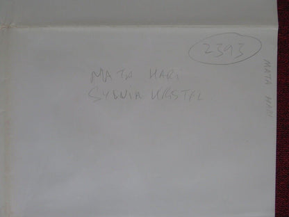 MATA HARI SPANISH ROLLED POSTER CANNON SYLVIA KRISTEL 1985 Movie posters