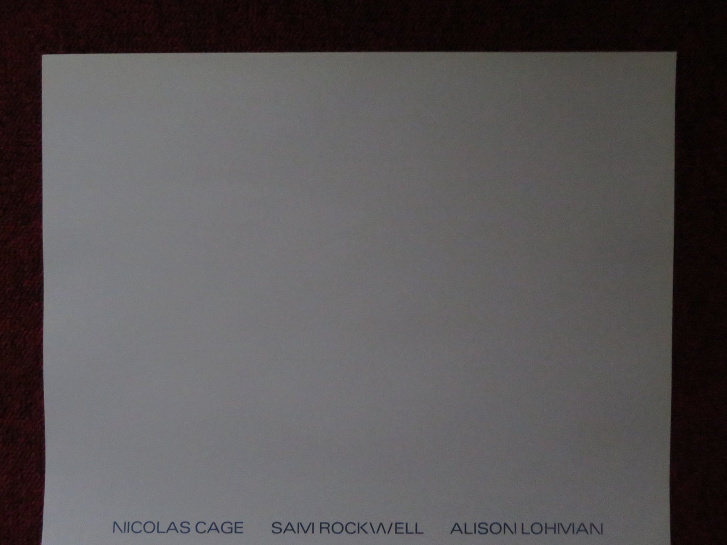 MATCHSTICK MEN ITALIAN LOCANDINA POSTER NICHOLAS CAGE SAM ROCKWELL 2003 Rendezvous Cinema Movie posters