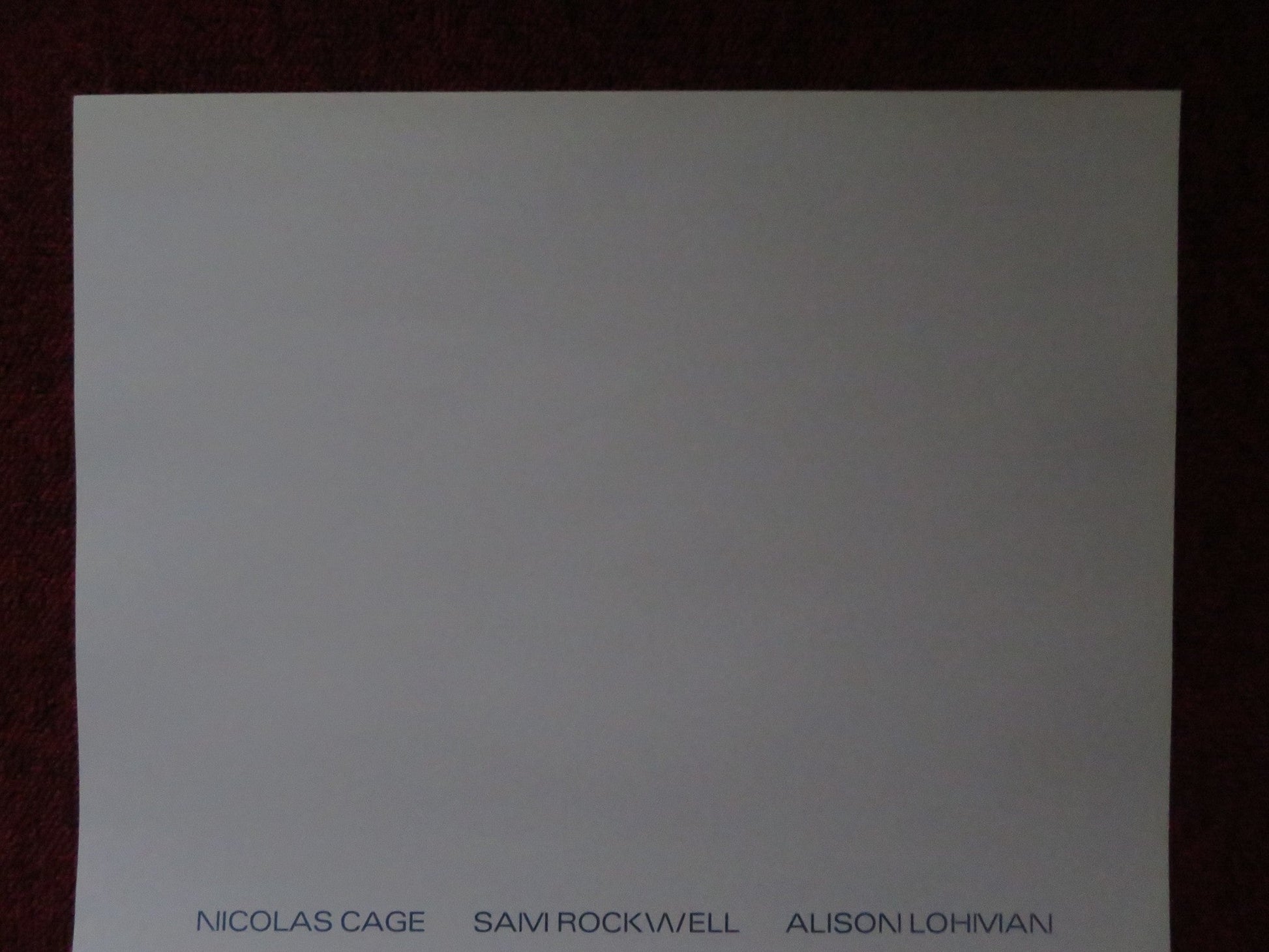 MATCHSTICK MEN ITALIAN LOCANDINA POSTER NICHOLAS CAGE SAM ROCKWELL 2003 Rendezvous Cinema Movie posters