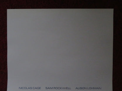 MATCHSTICK MEN ITALIAN LOCANDINA POSTER NICHOLAS CAGE SAM ROCKWELL 2003 Rendezvous Cinema Movie posters