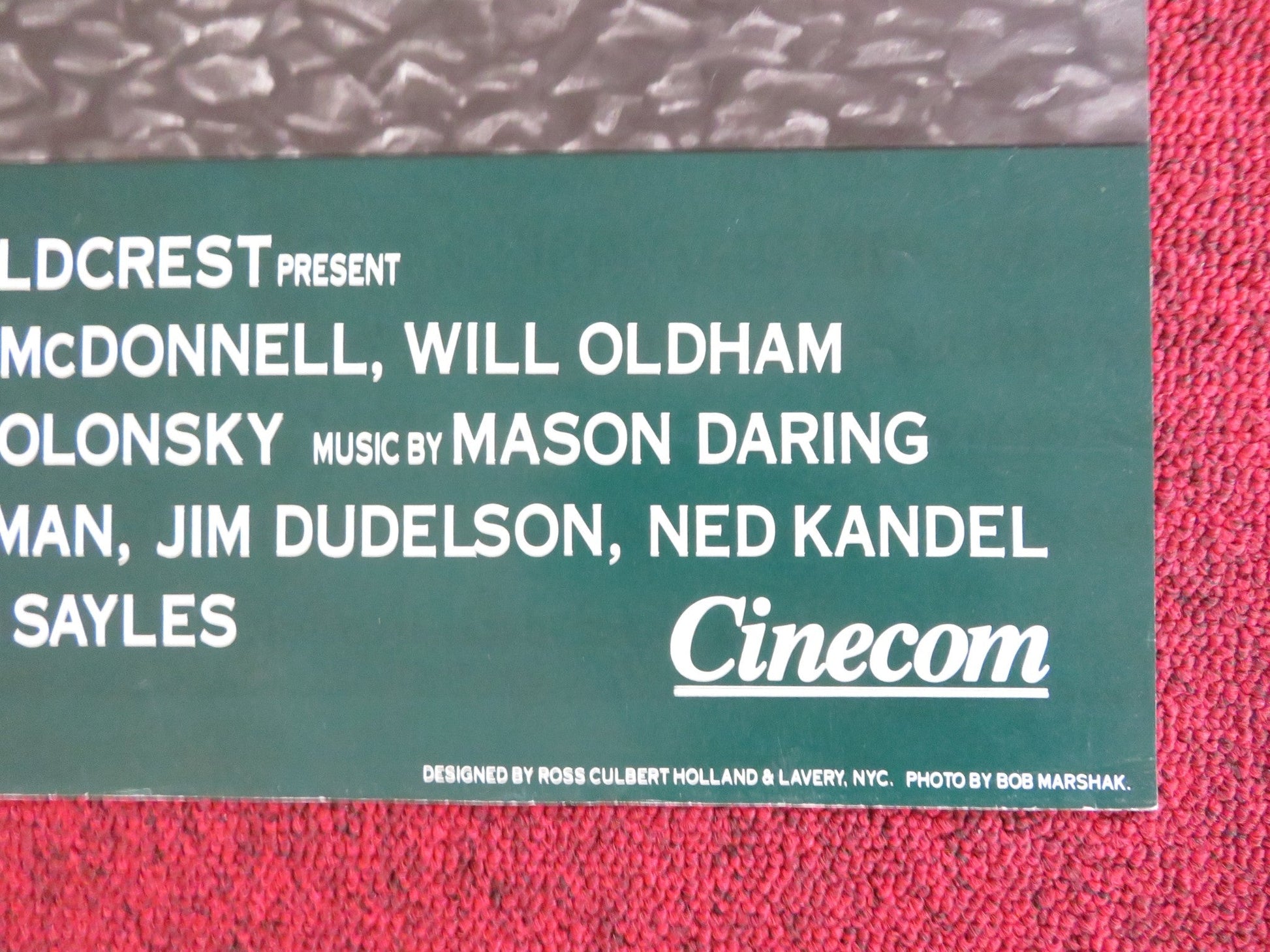 MATEWAN - B FOLDED US ONE SHEET POSTER CHRIS COOPER JAMES EARL JONES 1987 Rendezvous Cinema Movie posters