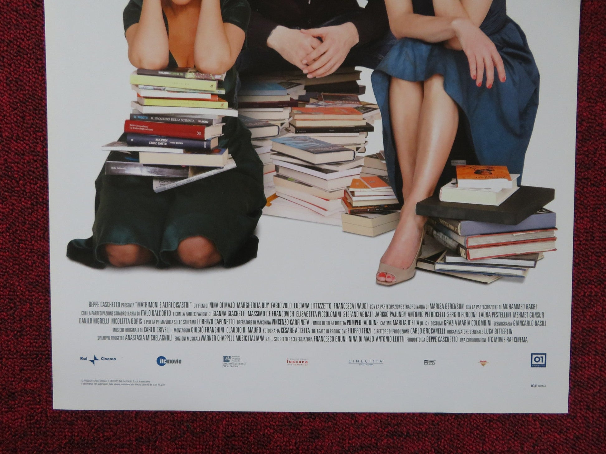 MATRIMONI E ALTRI DISASTRI ITALIAN LOCANDINA POSTER MARGHERITA BUY FABIO VOLO Rendezvous Cinema Movie posters