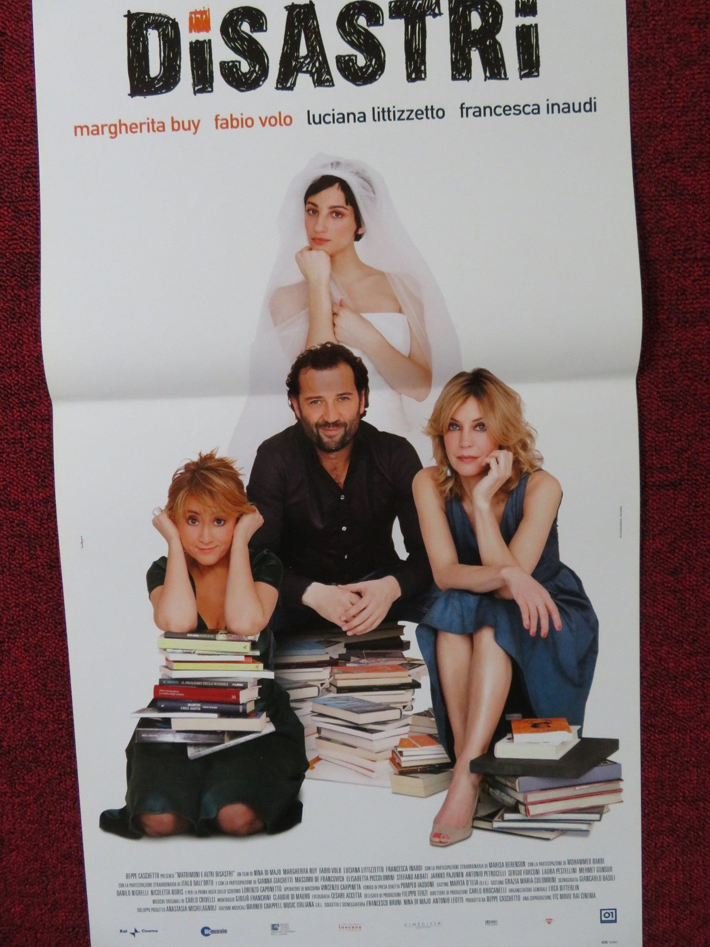 MATRIMONI E ALTRI DISASTRI ITALIAN LOCANDINA POSTER MARGHERITA BUY FABIO VOLO Rendezvous Cinema Movie posters