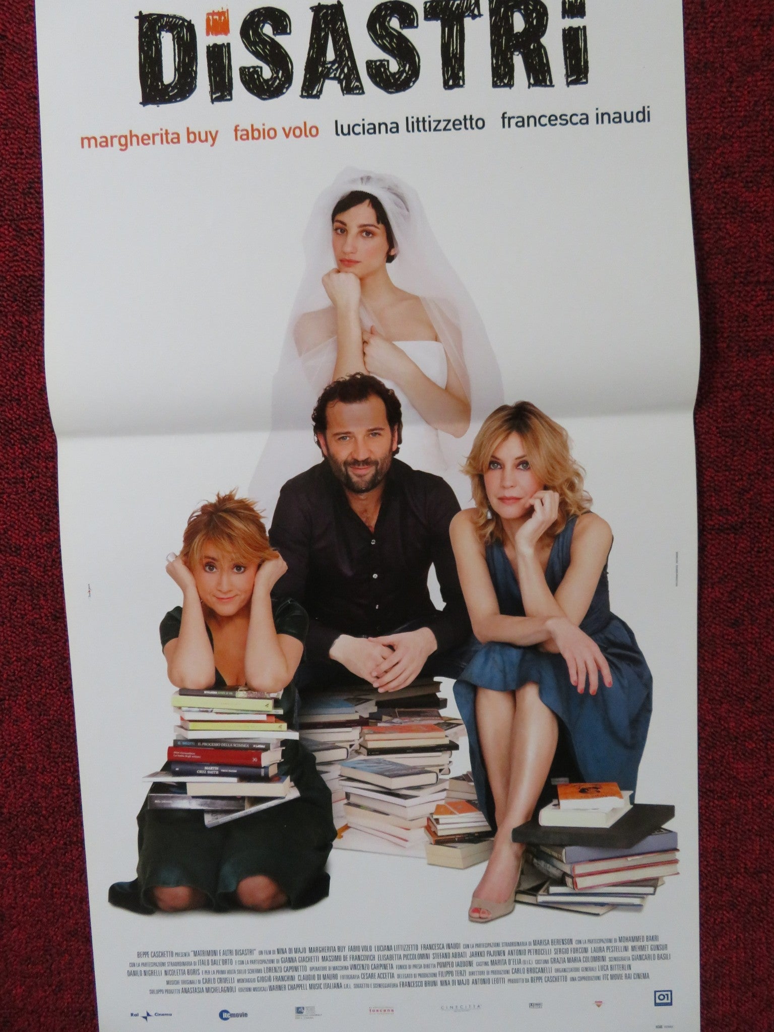 MATRIMONI E ALTRI DISASTRI ITALIAN LOCANDINA POSTER MARGHERITA BUY FABIO VOLO Rendezvous Cinema Movie posters