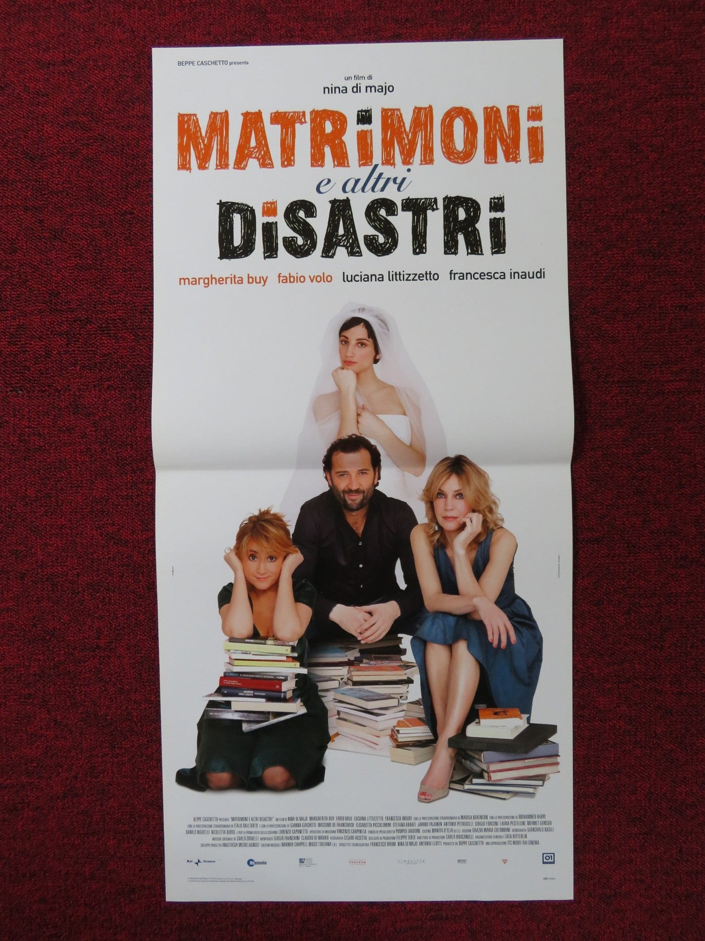 MATRIMONI E ALTRI DISASTRI ITALIAN LOCANDINA POSTER MARGHERITA BUY FABIO VOLO Rendezvous Cinema Movie posters