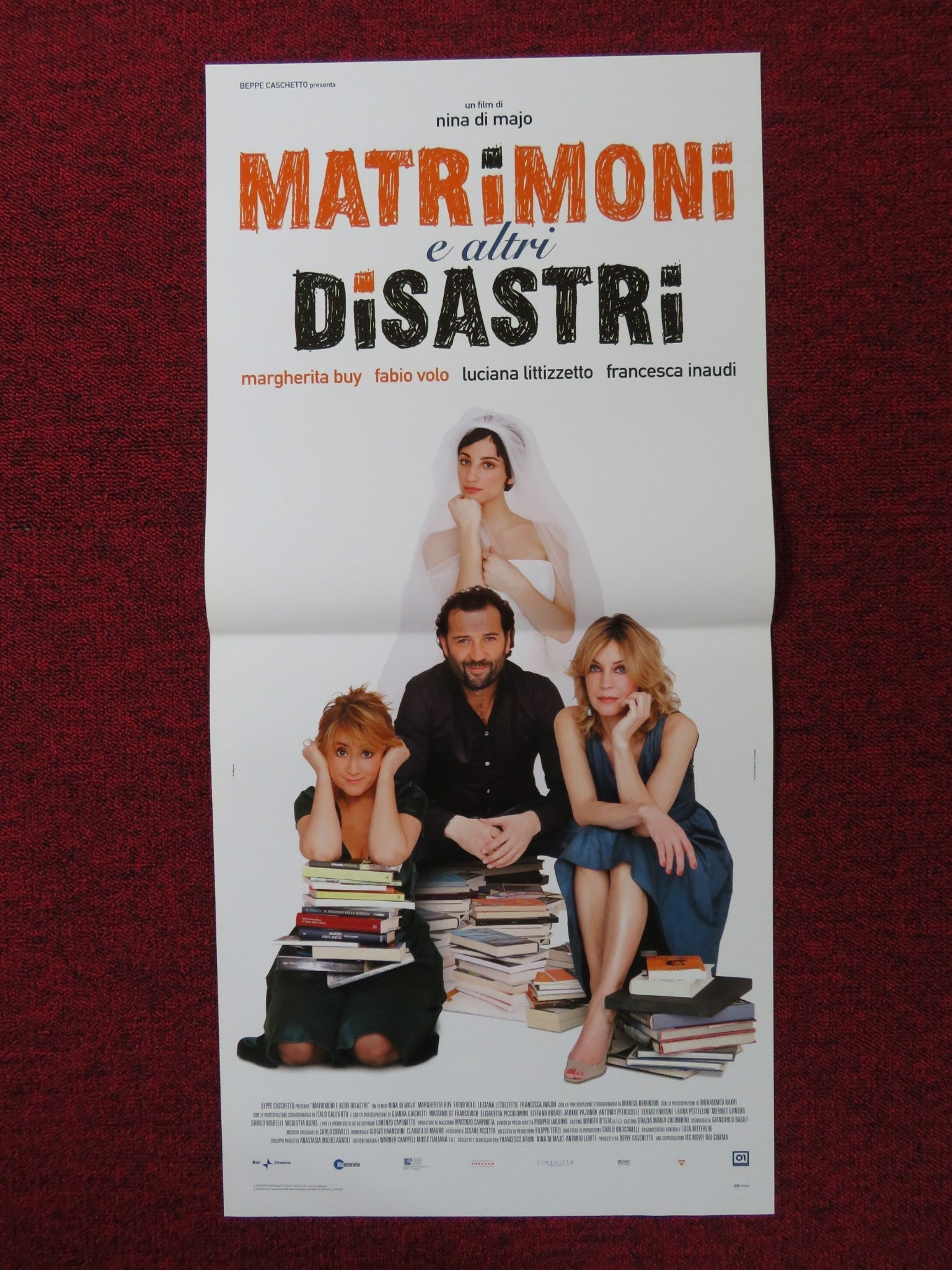 MATRIMONI E ALTRI DISASTRI ITALIAN LOCANDINA POSTER MARGHERITA BUY FABIO VOLO Rendezvous Cinema Movie posters