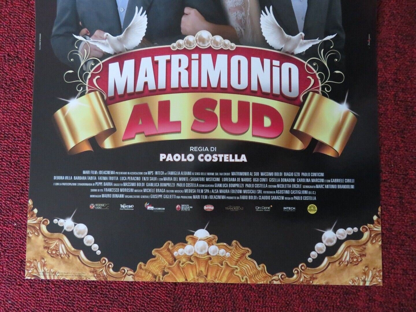 MATRIMONIO AL SUD ITALIAN LOCANDINA (26.5"x12.5") POSTER MASSIMO BOLDI 2015 - Rendezvous Cinema