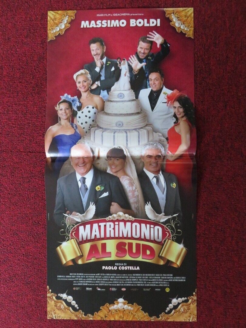 MATRIMONIO AL SUD ITALIAN LOCANDINA (26.5"x12.5") POSTER MASSIMO BOLDI 2015 - Rendezvous Cinema