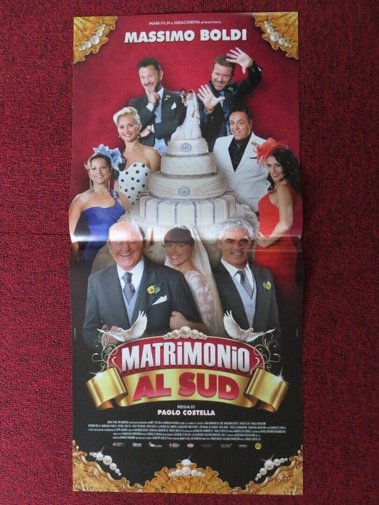 MATRIMONIO AL SUD ITALIAN LOCANDINA (26.5"x12.5") POSTER MASSIMO BOLDI 2015 - Rendezvous Cinema