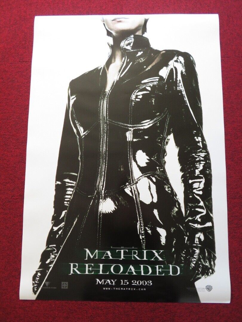 MATRIX RELOADED US ONE SHEET ROLLED POSTER CARRIE-ANNE MOSS KEANU REEVES 2003 - Rendezvous Cinema