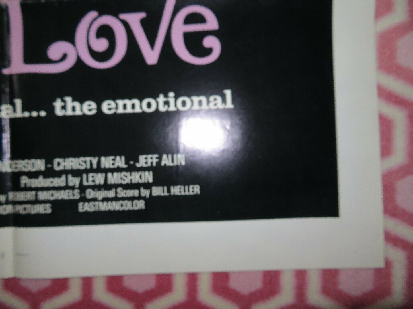 MATTER OF LOVE US ONE SHEET POSTER CHRISTY NEAL MICHELLE HARRIS 1979 Movie posters