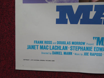 MAURIE FOLDED US ONE SHEET POSTER FRANK ROSS DOUGLAS MORROW 1973 Rendezvous Cinema Movie posters