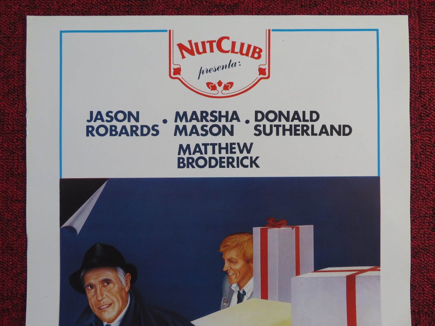 MAX DUGAN RETURNS ITALIAN LOCANDINA POSTER JASON ROBARDS MATTHEW BRODERICK 1985 Rendezvous Cinema Movie posters