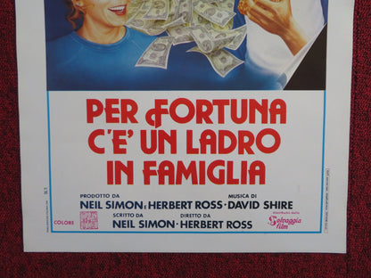 MAX DUGAN RETURNS ITALIAN LOCANDINA POSTER JASON ROBARDS MATTHEW BRODERICK 1985 Rendezvous Cinema Movie posters