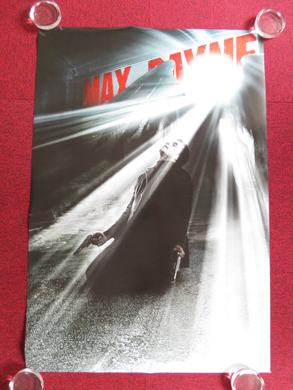 MAX PAYNE US ONE SHEET ROLLED POSTER MARK WAHLBERG MILA KUNIS 2008 Rendezvous Cinema Movie posters
