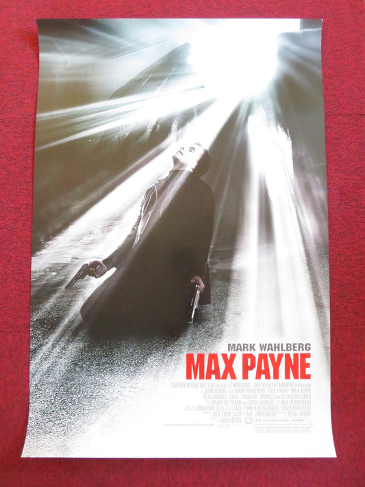 MAX PAYNE - VERSION D US ONE SHEET ROLLED POSTER MARK WAHLBERG MILA KUNIS 2008 Rendezvous Cinema Movie posters