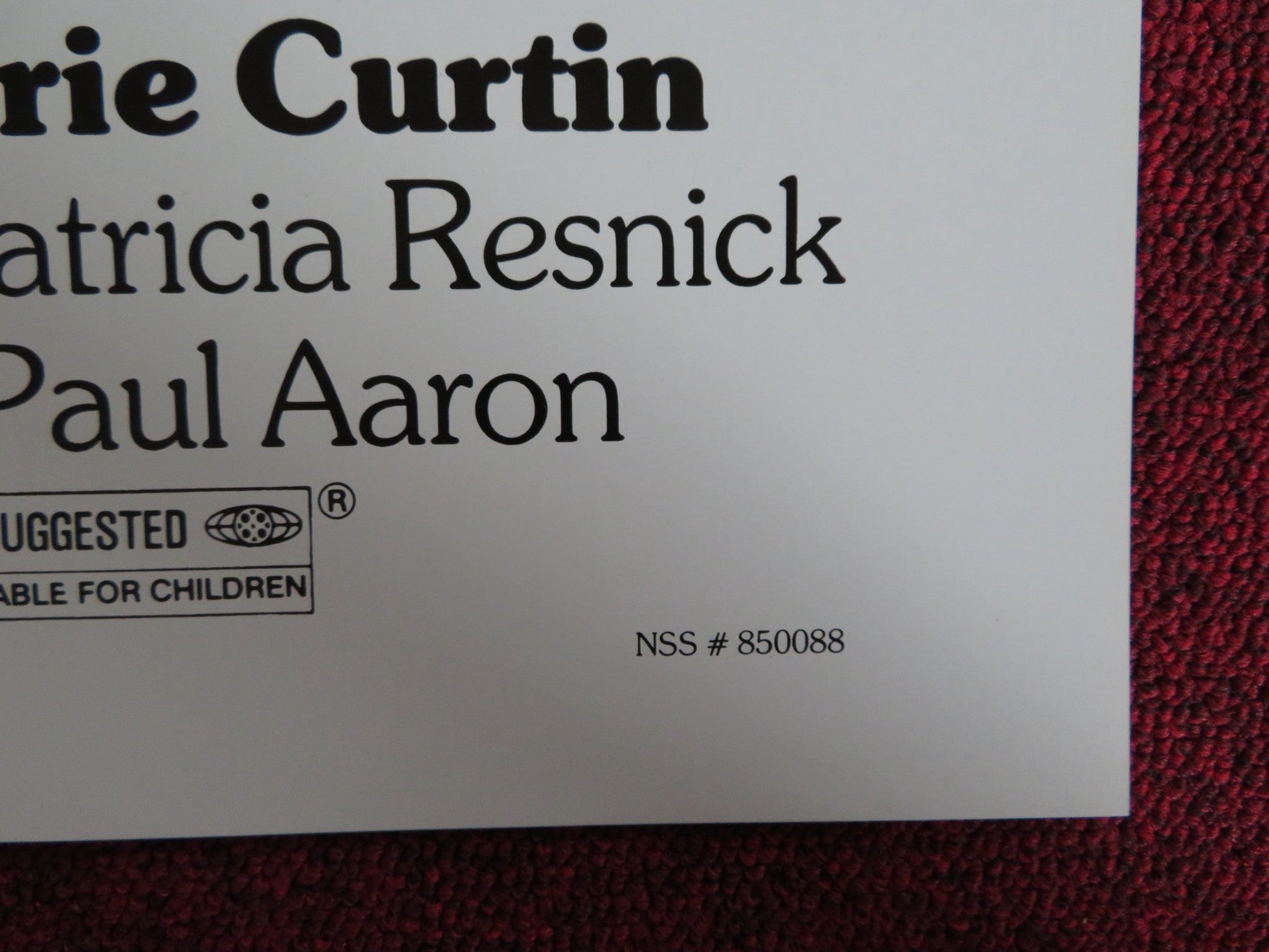 MAXIE FOLDED US ONE SHEET POSTER MANDY PATINKIN RUTH GORDON 1985 Rendezvous Cinema Movie posters