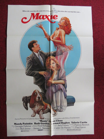 MAXIE FOLDED US ONE SHEET POSTER MANDY PATINKIN RUTH GORDON 1985 Rendezvous Cinema Movie posters