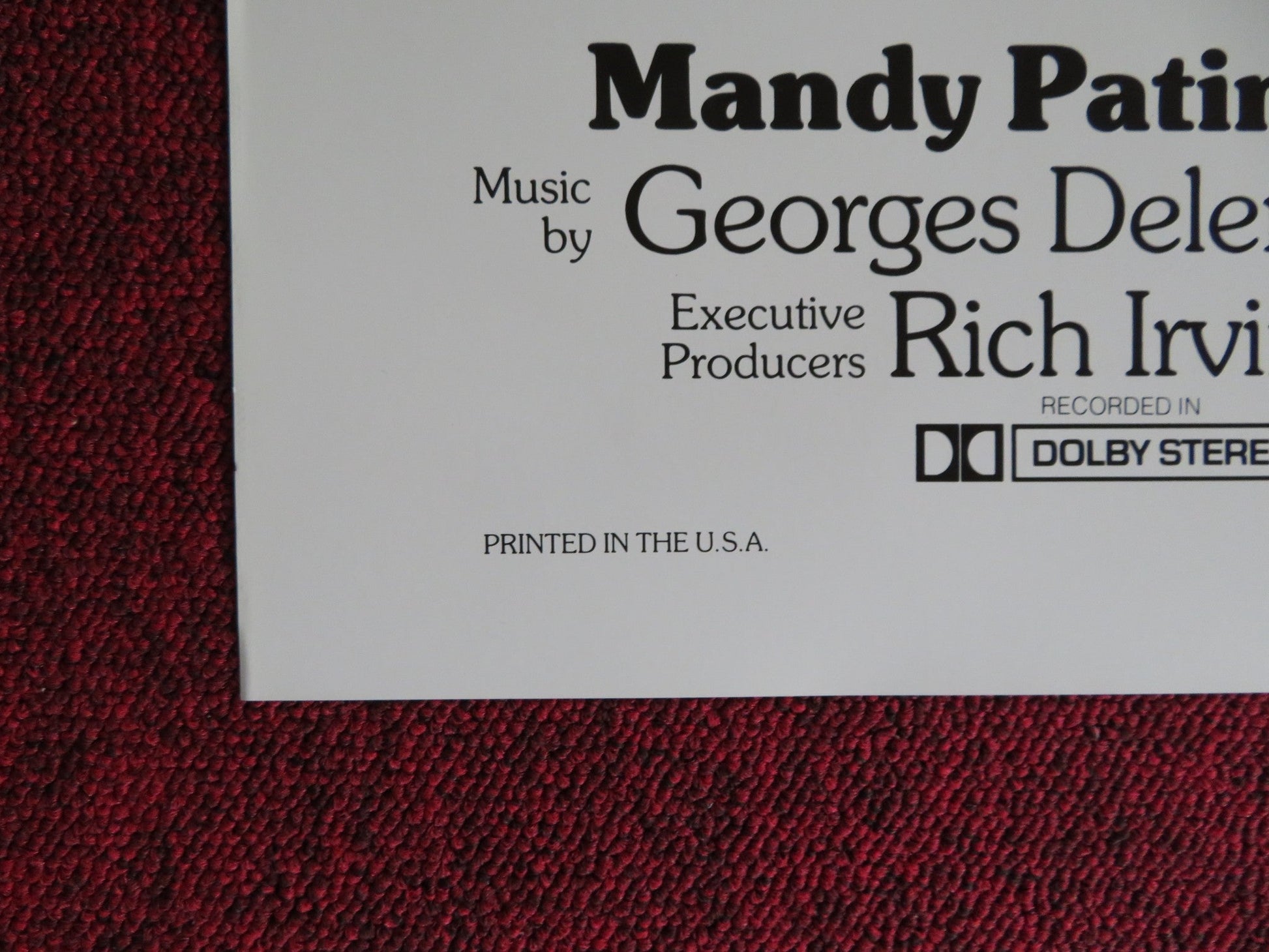 MAXIE FOLDED US ONE SHEET POSTER MANDY PATINKIN RUTH GORDON 1985 Rendezvous Cinema Movie posters