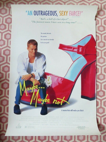 MAYBE...MAYBE NOT US ONE SHEET ROLLED POSTER TIL SCHWEIGER 1994 Movie posters