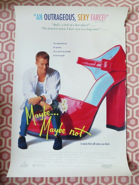 MAYBE...MAYBE NOT US ONE SHEET ROLLED POSTER TIL SCHWEIGER 1994 Movie posters