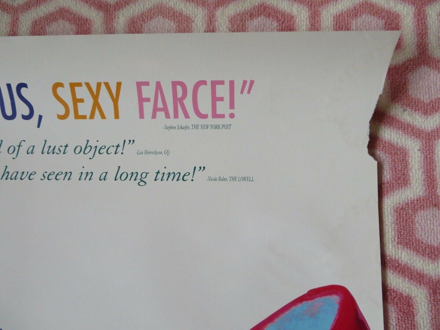 MAYBE...MAYBE NOT US ONE SHEET ROLLED POSTER TIL SCHWEIGER 1994 Movie posters