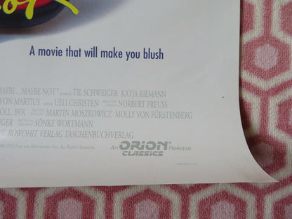 MAYBE...MAYBE NOT US ONE SHEET ROLLED POSTER TIL SCHWEIGER 1994 Movie posters