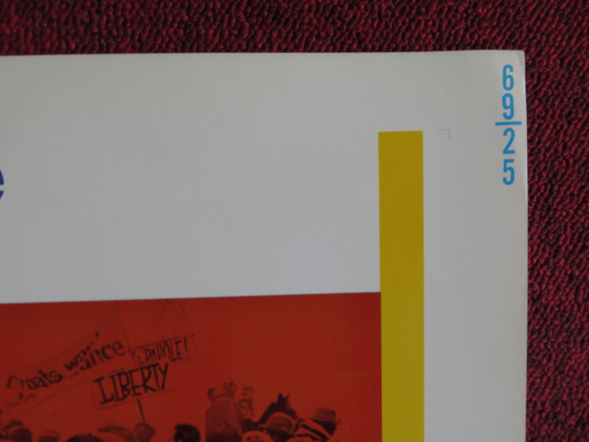 MAYERLING US HALF SHEET (22"x 28") POSTER OMAR SHARIF CATHERINE DENEUVE 1969 Rendezvous Cinema Movie posters