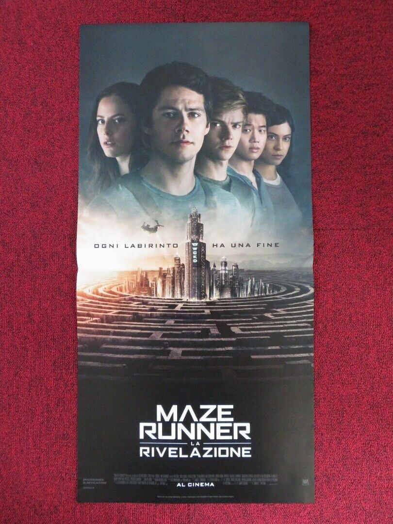 MAZE RUNNER: THE DEATH CURE ITALIAN LOCANDINA (26.5"x13") POSTER 2018 Movie posters
