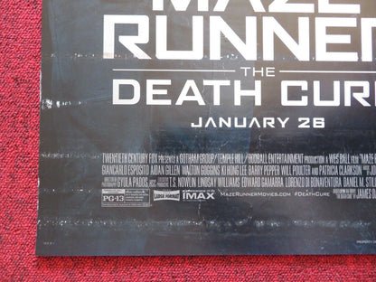 MAZE RUNNER THE DEATH CURE US ONE SHEET ROLLED POSTER KAYA SCODELARIO 2018 Movie posters